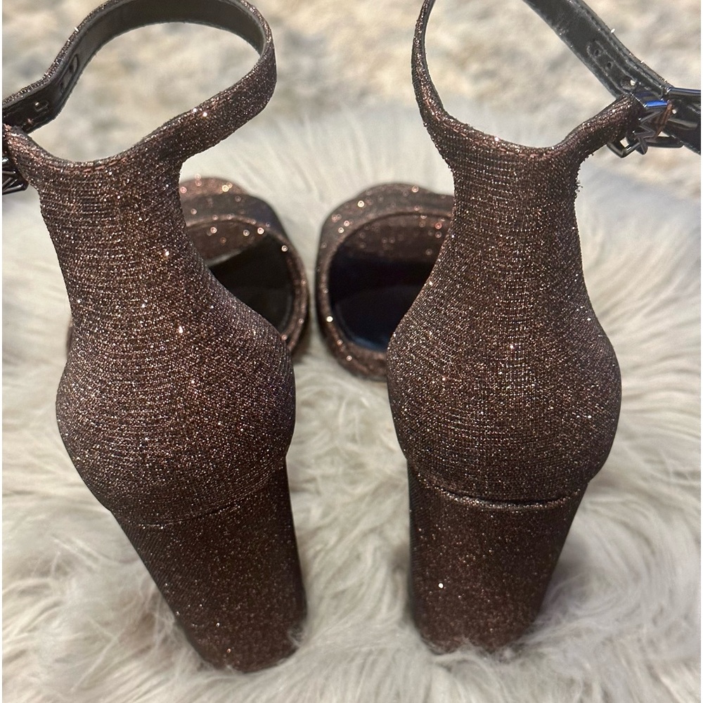 Michael Michael Kors Sandal Heels Bling ~ True to size 7.5 / - Picture 8 of 9